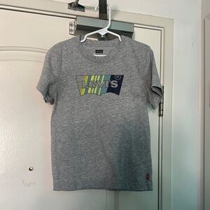 Boys Levi's Gray and Blue Short Sleeve Tee